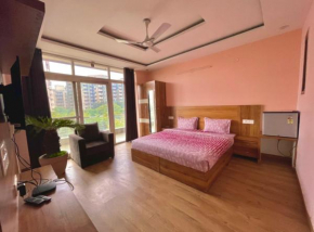 luxury room with attached balcony